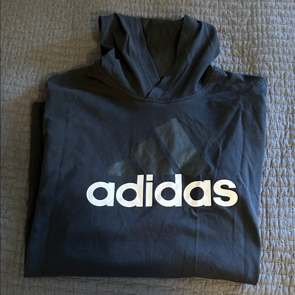 Adidas Black Pullover Hoodie